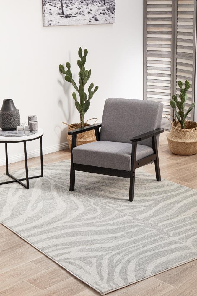 Chrome SAvenuennah Silver RugCRO-SAV-SIL-230X160Rugtastic