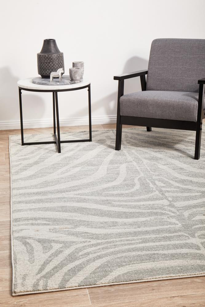 Chrome SAvenuennah Silver RugCRO-SAV-SIL-230X160Rugtastic