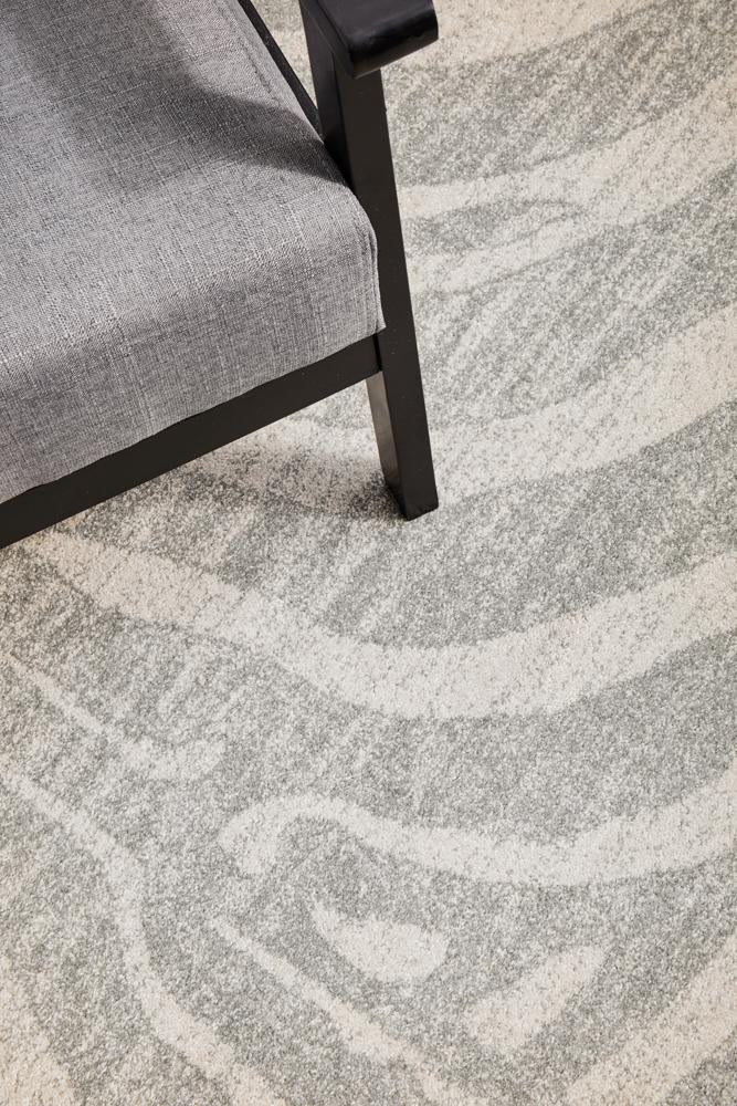 Chrome SAvenuennah Silver RugCRO-SAV-SIL-230X160Rugtastic