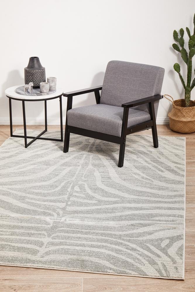 Chrome SAvenuennah Silver RugCRO-SAV-SIL-230X160Rugtastic