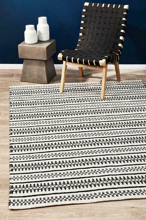 Clearance Wool 328 155x225cmG-STUD-328-WHI-225X155Rugtastic
