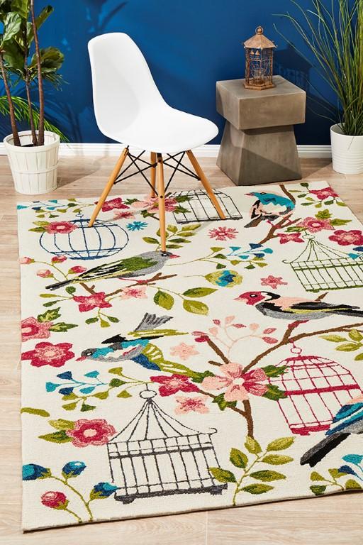 Copacabana 594 Multi Rug CreamCOP-594-MUL-225X155Rugtastic