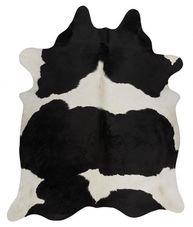 Cow Hide Black WhiteCOWHIDE-NAT-BLACKWRugtastic