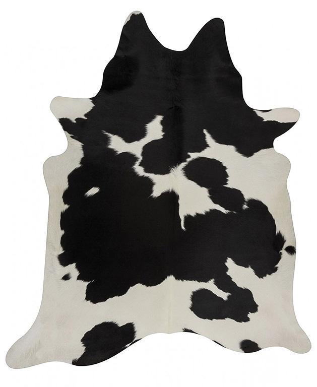Cow Hide Black WhiteCOWHIDE-NAT-BLACKWRugtastic