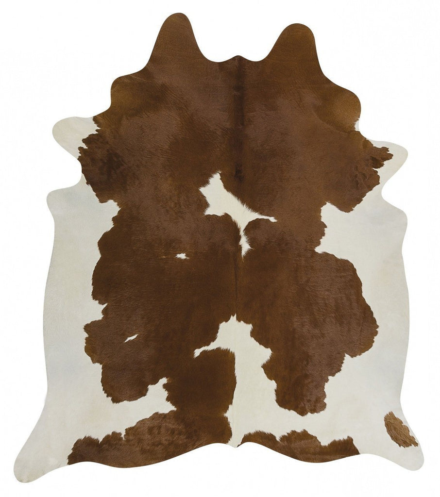 Cow Hide Brown WhiteCOWHIDE-NAT-BROWNWRugtastic