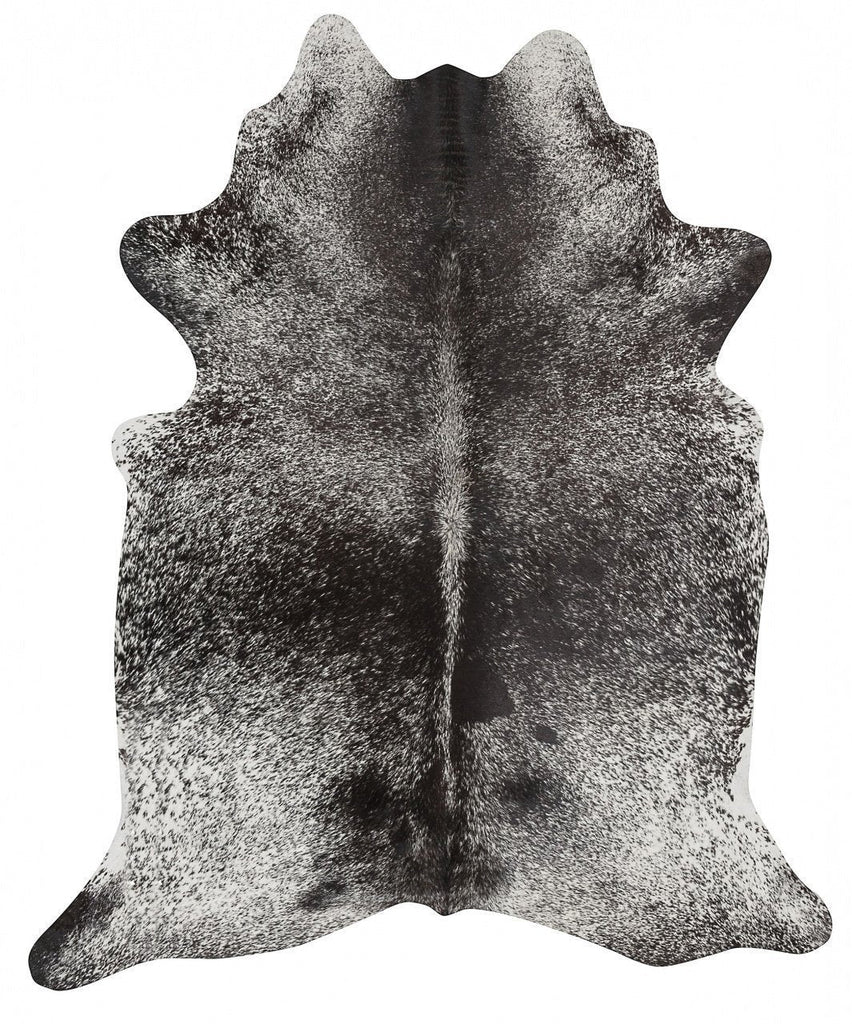 Cow Hide Salt & Pepper BlackCOWHIDE-NAT-SPBLRugtastic