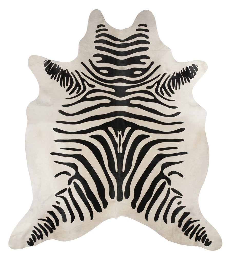 Cow Hide Zebra PrintCOWHIDE - ZEBRARugtastic