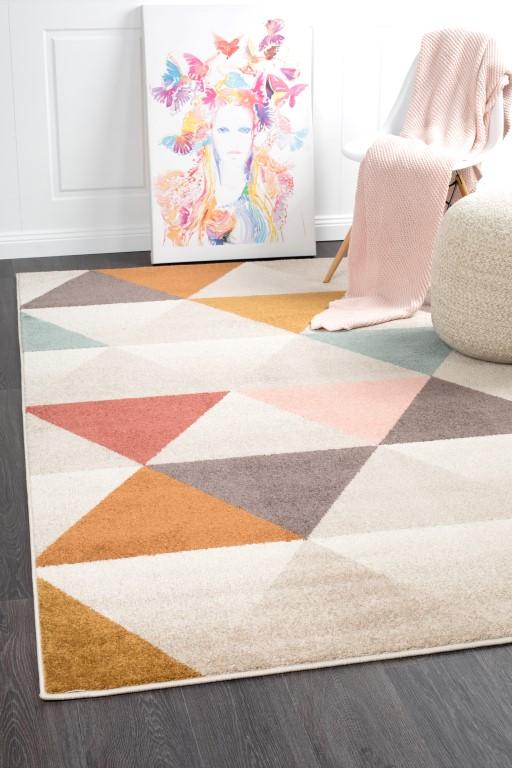 Dimensions 428 Blush Pink Modern RugDIM-428-BSH-230X160Rugtastic