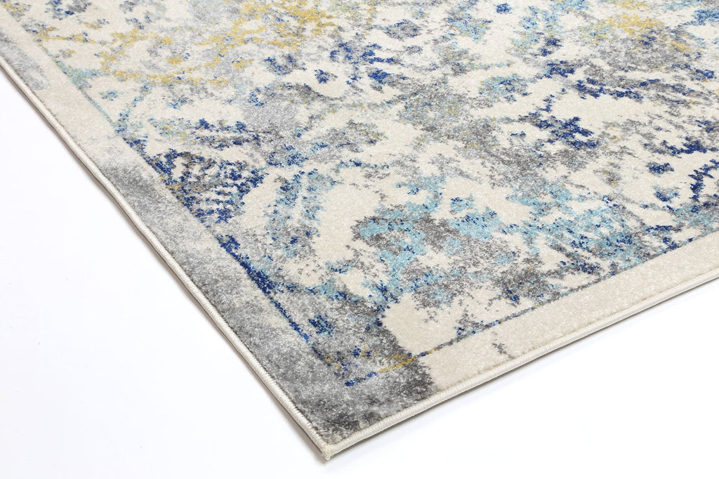 Delight Blue Green Contemporary RugDELI160DELI04Rugtastic
