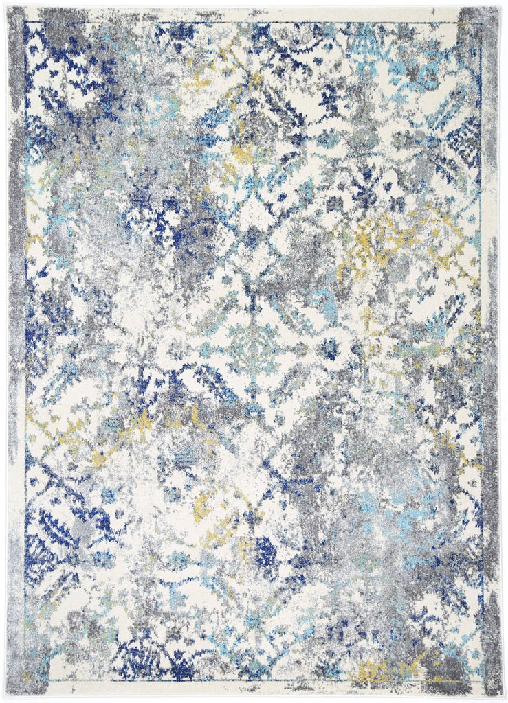 Delight Blue Green Contemporary RugDELI160DELI04Rugtastic