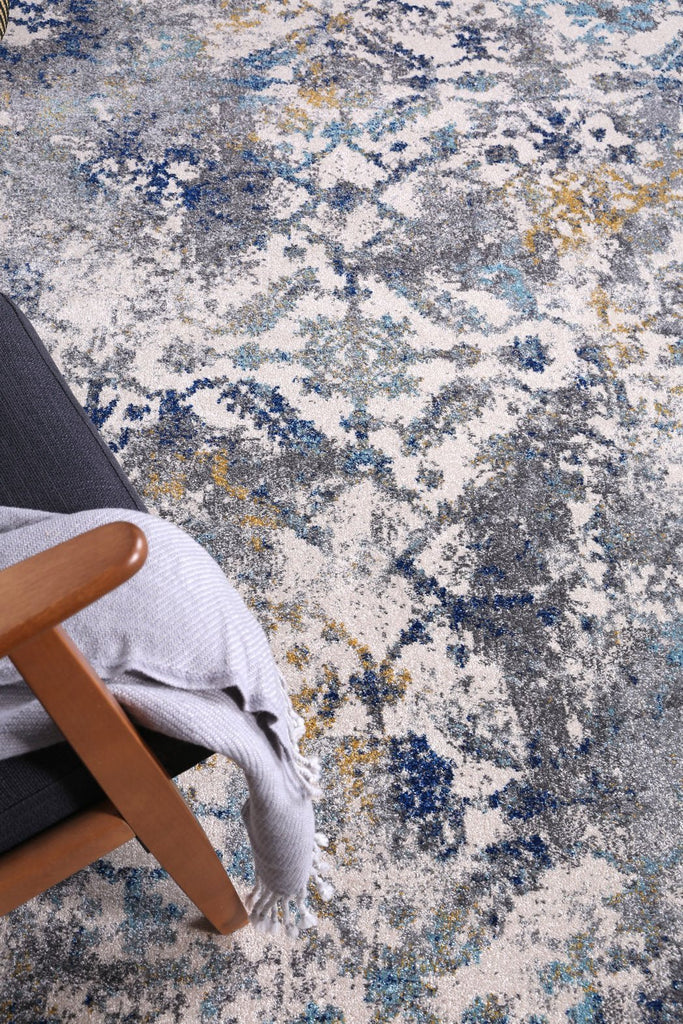 Delight Blue Green Contemporary RugDELI160DELI04Rugtastic