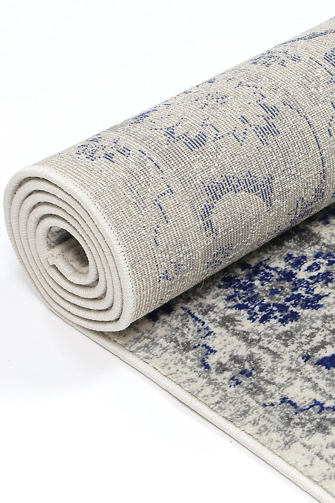 Delight Cassandra Blue & Ivory RugDELI160DEL17Rugtastic