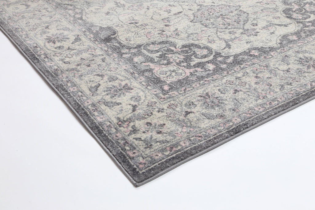 Delight Grey Oriental RugDELI160DELI07Rugtastic