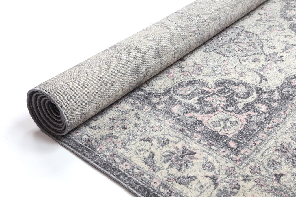 Delight Grey Oriental RugDELI160DELI07Rugtastic