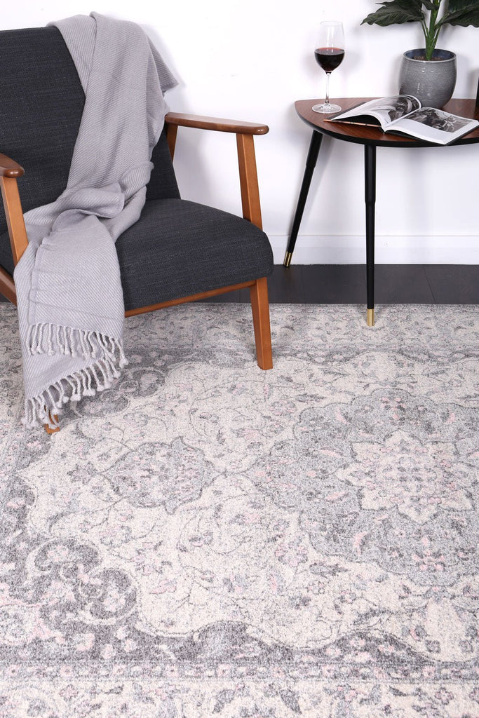 Delight Grey Oriental RugDELI160DELI07Rugtastic