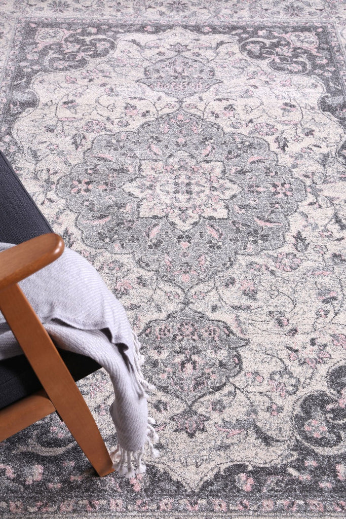 Delight Grey Oriental RugDELI160DELI07Rugtastic