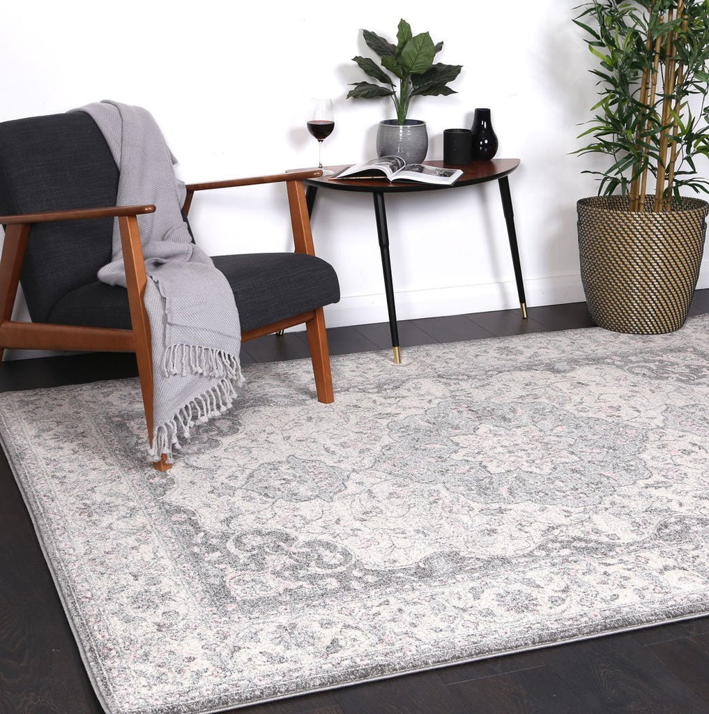Delight Grey Oriental RugDELI160DELI07Rugtastic