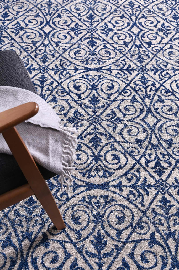 Delight Katherine Blue & Ivory RugDELI160DEL24Rugtastic