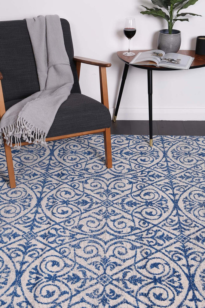 Delight Katherine Blue & Ivory RugDELI160DEL24Rugtastic