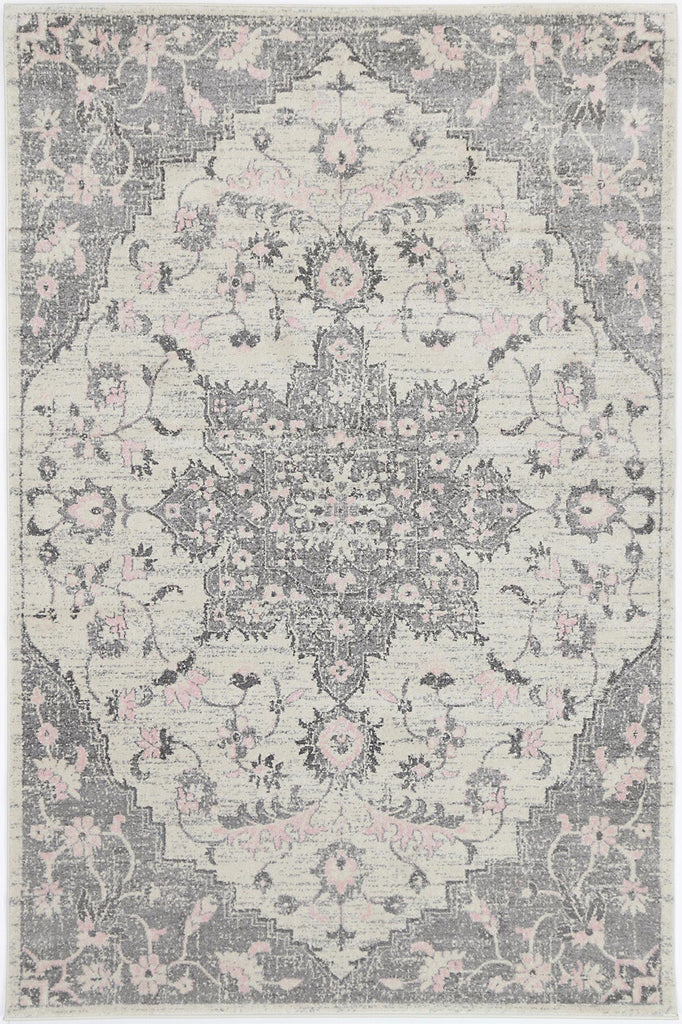 Delight Madeleine Grey & Ivory RugDELI160DEL25Rugtastic