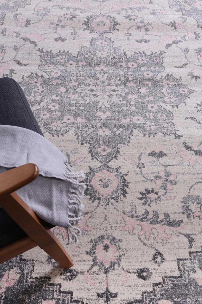 Delight Madeleine Grey & Ivory RugDELI160DEL25Rugtastic