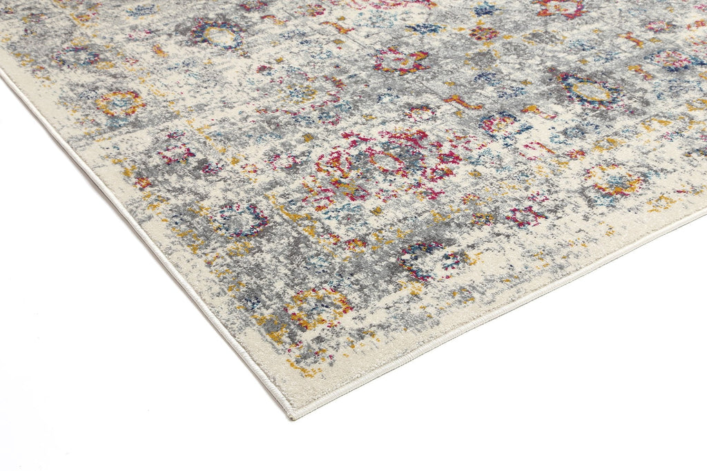 Delight Multi Grey Traditional RugDELI160DELI11Rugtastic