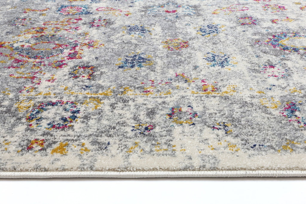 Delight Multi Grey Traditional RugDELI160DELI11Rugtastic