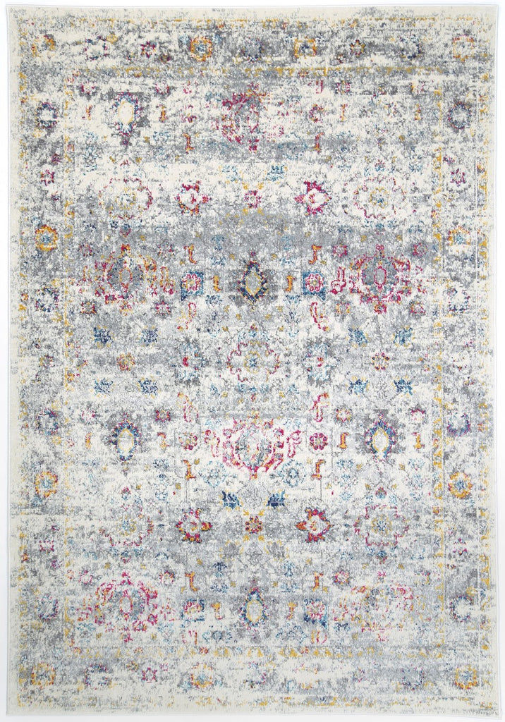 Delight Multi Grey Traditional RugDELI160DELI11Rugtastic