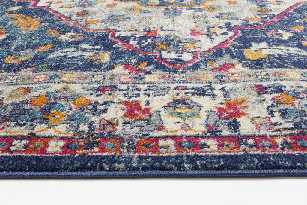 Delight Navy Multi Oriental RugDELI160DELI09Rugtastic