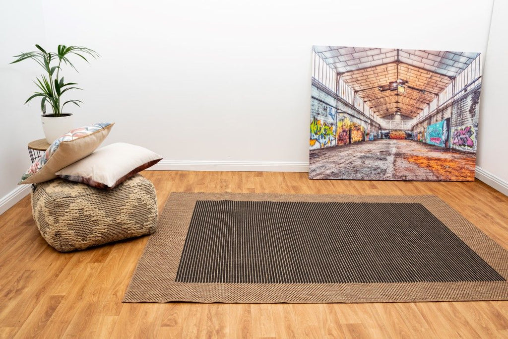 Duva Indoor Outdoor Rug 17 Black Coffee17/112-70Rugtastic