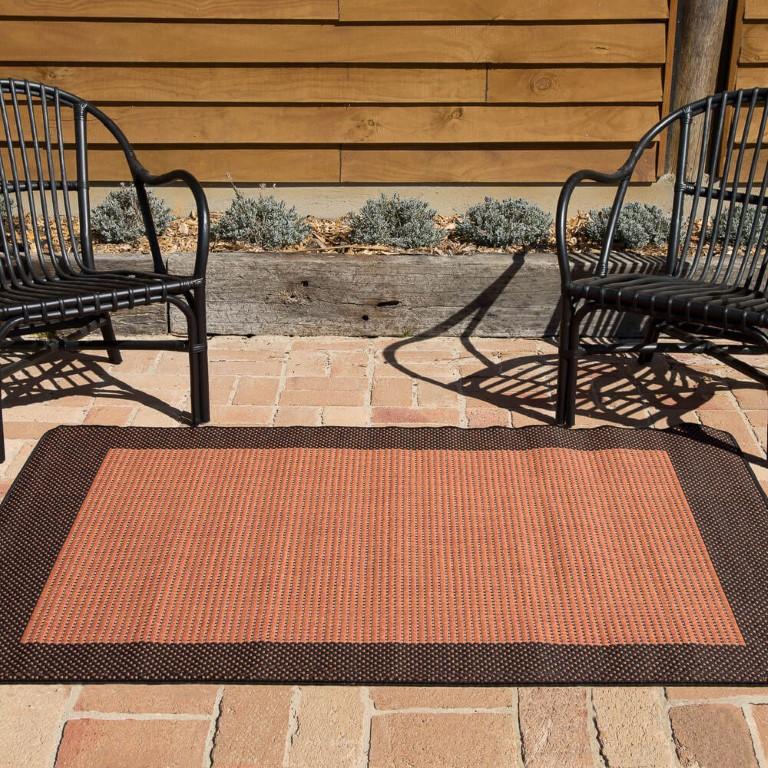 Duva Indoor Outdoor Rug 17 Terra Black17/421-70Rugtastic