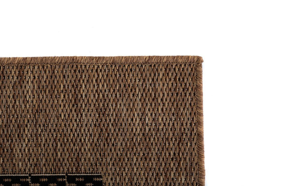 Duva Indoor Outdoor Rug 405 Black Coffee405/112-70Rugtastic
