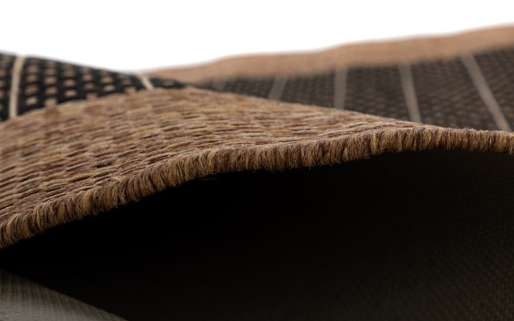 Duva Indoor Outdoor Rug 405 Black Coffee405/112-70Rugtastic