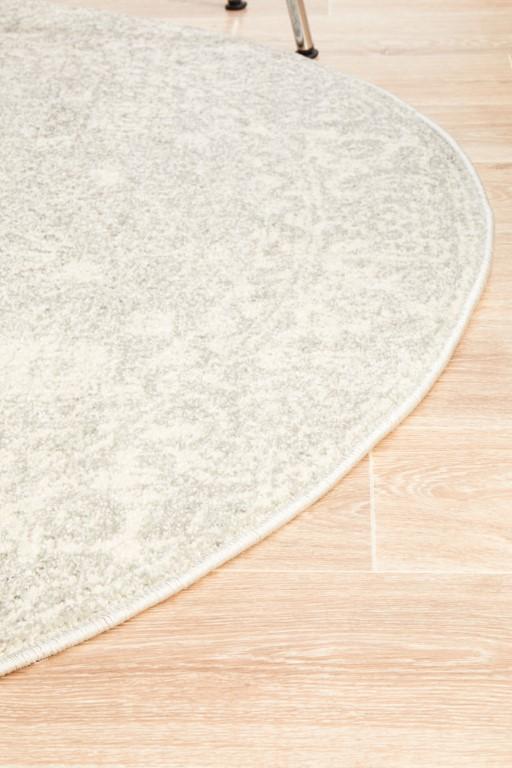 Evoke 252 Silver Grey Round Modern RugEVO-252-SIL-150X150Rugtastic