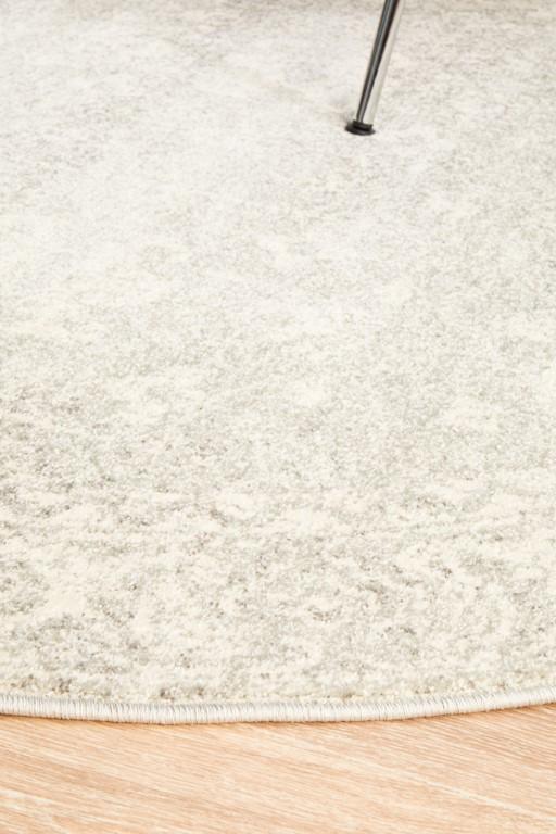 Evoke 252 Silver Grey Round Modern RugEVO-252-SIL-150X150Rugtastic