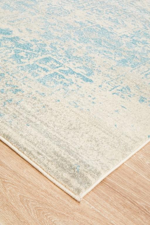 Evoke 253 White Cream Blue Modern RugEVO-253-WBLU-230X160Rugtastic