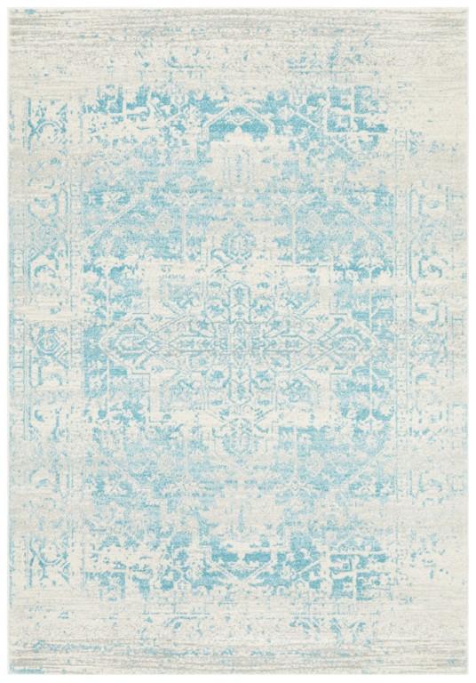 Evoke 253 White Cream Blue Modern RugEVO-253-WBLU-230X160Rugtastic