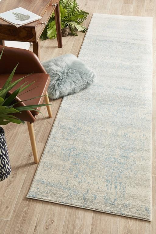 Evoke 253 White Cream Blue Modern RugEVO-253-WBLU-230X160Rugtastic