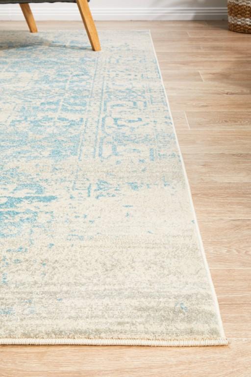 Evoke 253 White Cream Blue Modern RugEVO-253-WBLU-230X160Rugtastic