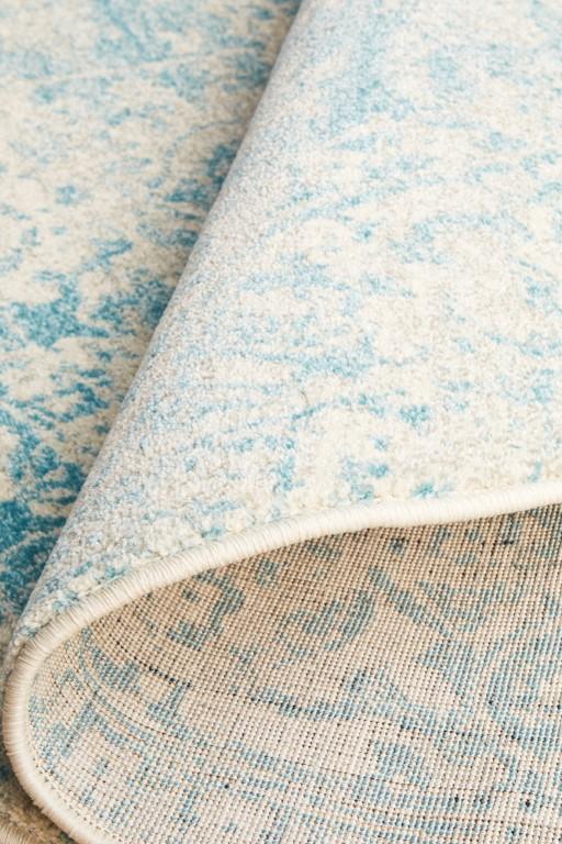 Evoke 253 White Cream Blue Round Modern RugEVO-253-WBLU-150X150Rugtastic