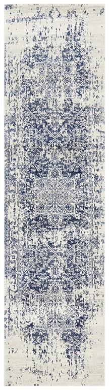 Evoke 253 White Cream Navy Modern RugEVO-253-WNAV-230X160Rugtastic