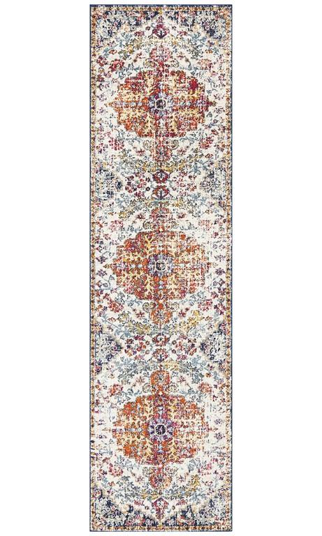 Evoke 254 White Cream Orange Modern RugEVO-254-WHI-230X160Rugtastic