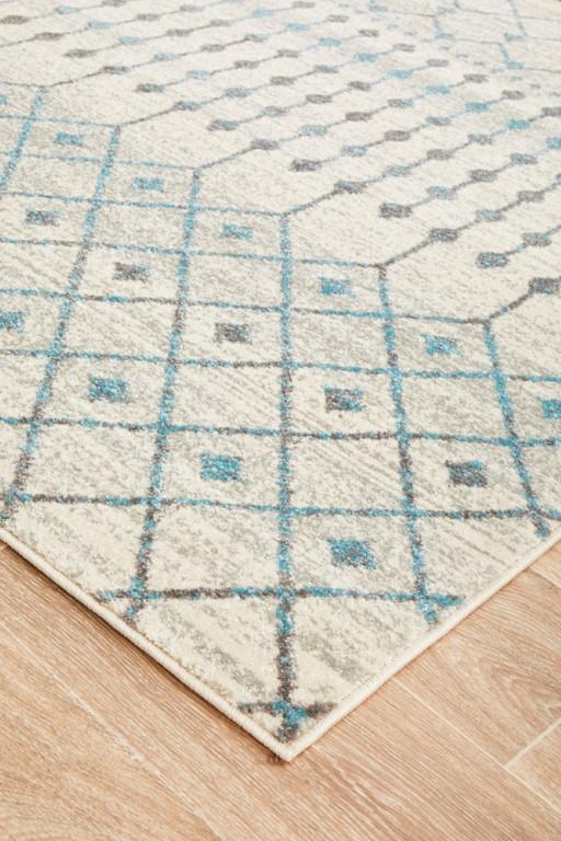 Evoke 260 White Cream Modern RugEVO-260-WHI-230X160Rugtastic