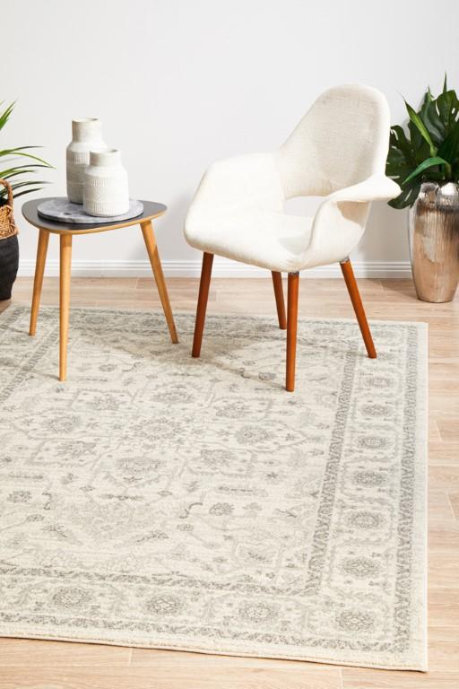 Evoke 261 White Cream Grey Modern RugEVO-261-WHI-230X160Rugtastic