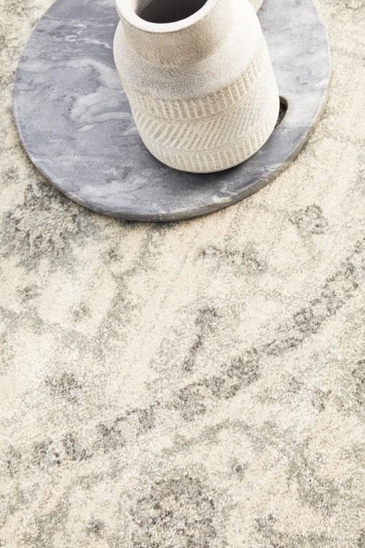 Evoke 261 White Cream Grey Round Modern RugEVO-261-WHI-150X150Rugtastic