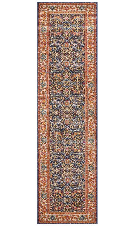 Evoke 262 Multi Navy Orange Modern RugEVO-262-MULT-230X160Rugtastic
