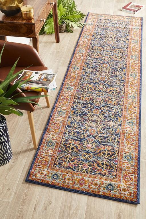Evoke 262 Multi Navy Orange Modern RugEVO-262-MULT-230X160Rugtastic