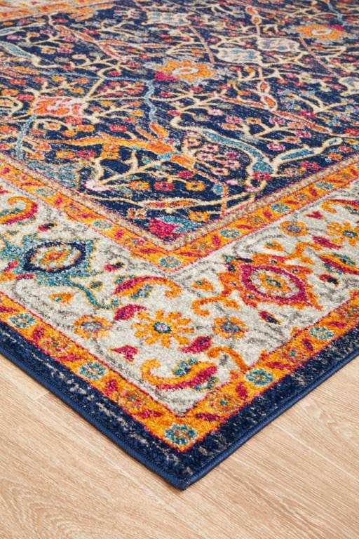 Evoke 262 Multi Navy Orange Modern RugEVO-262-MULT-230X160Rugtastic