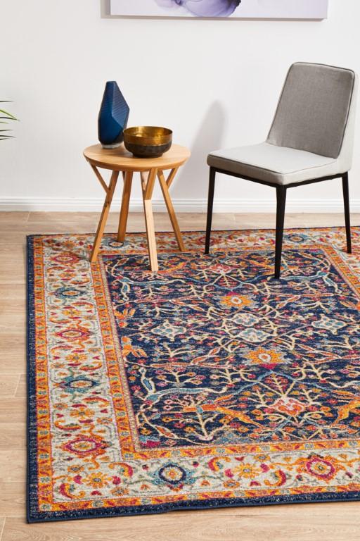 Evoke 262 Multi Navy Orange Modern RugEVO-262-MULT-230X160Rugtastic