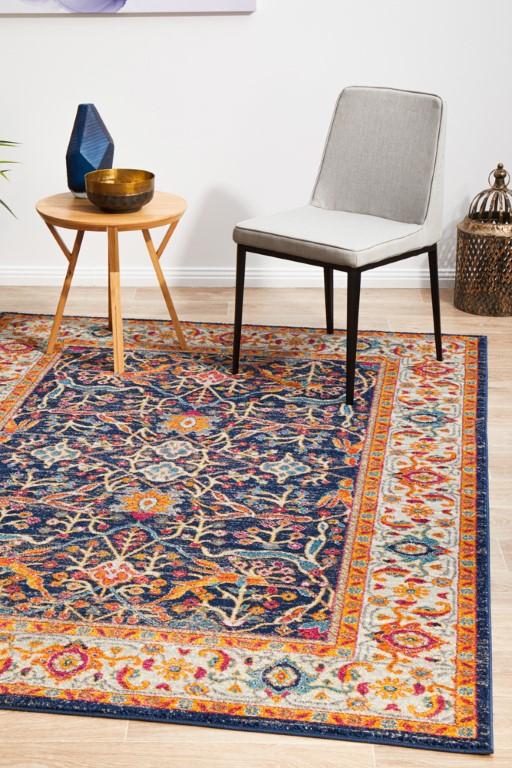 Evoke 262 Multi Navy Orange Modern RugEVO-262-MULT-230X160Rugtastic